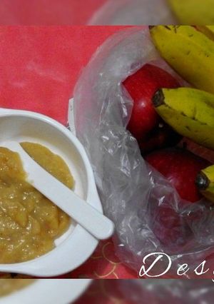 Foto resep Pure Apel + Pisang (mpasi 6-9bulan)