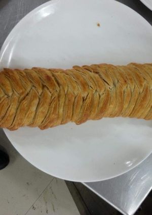 A picture of Apple Jalousie tart.
