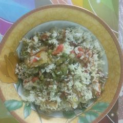 A picture of Vegetables Pulao.