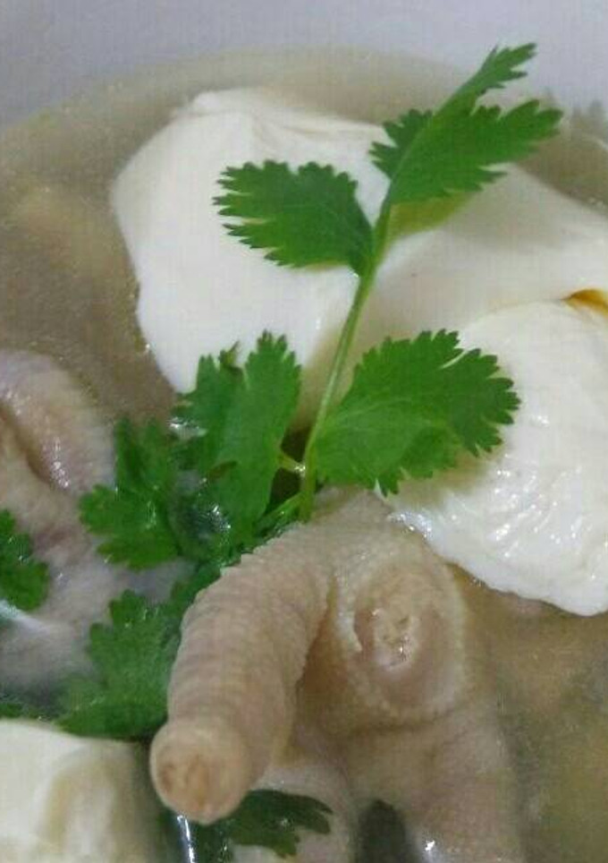 Foto resep Sup Ceker Tofu