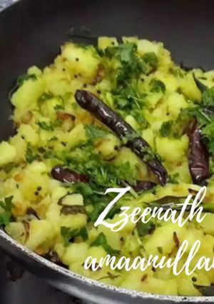 A picture of Chatpata Aloo Masala.
