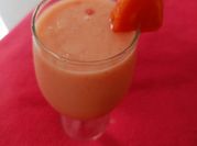 A picture of roohafza milk shake