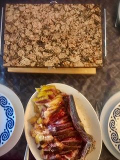 Una foto de Chuletón de vaca vieja a la piedra