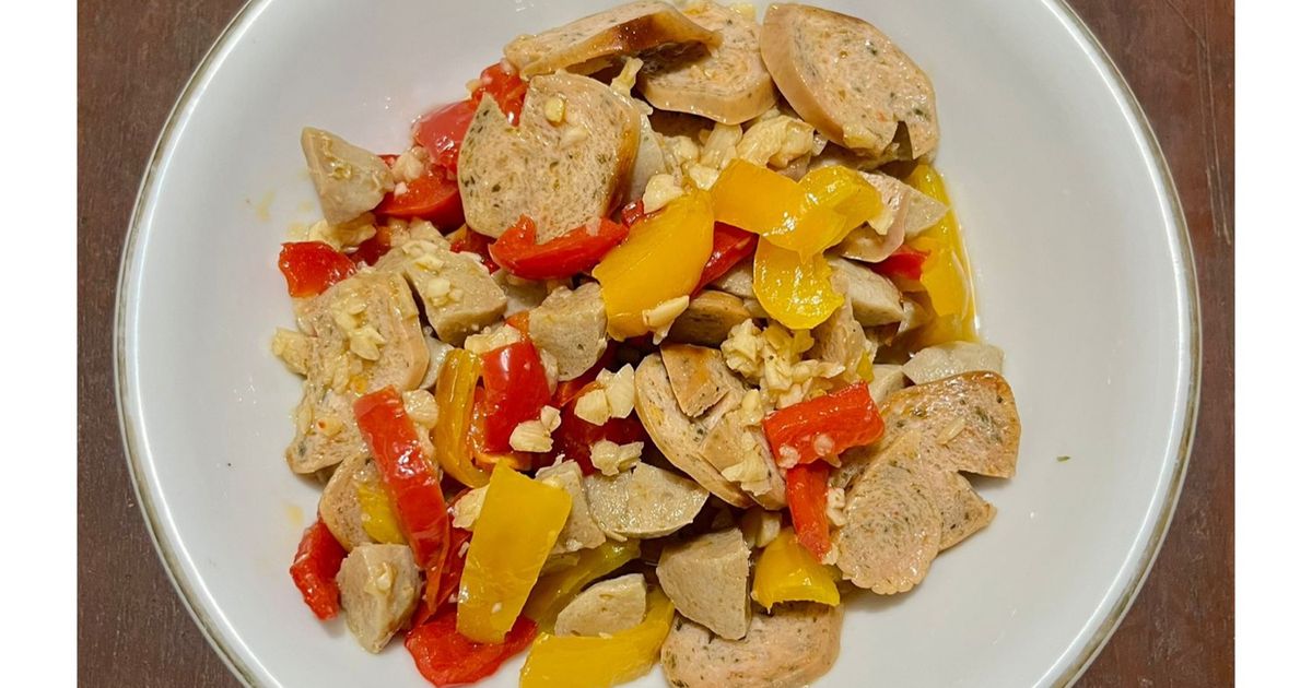 Tumis Bakso Sosis Paprika