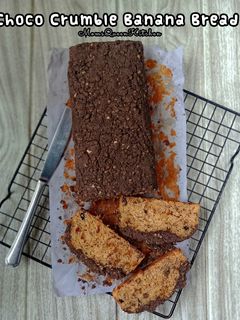 Foto resep Choco Crumble Banana Bread