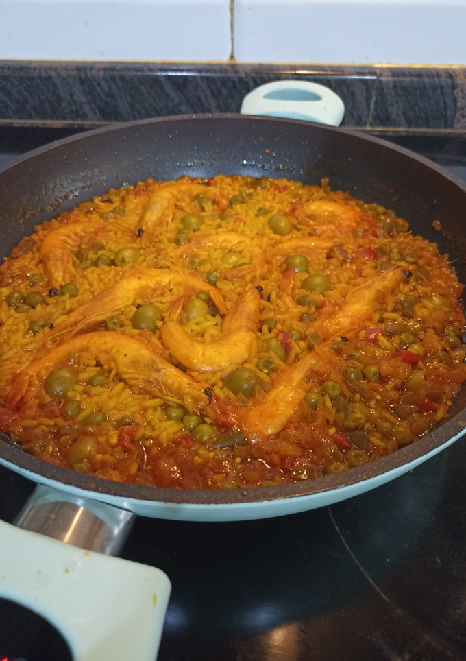 Una foto de Arroz amarillo mixto
