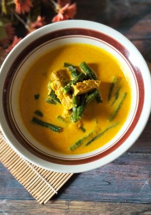Foto resep Gulai Kacang Panjang dan Tempe