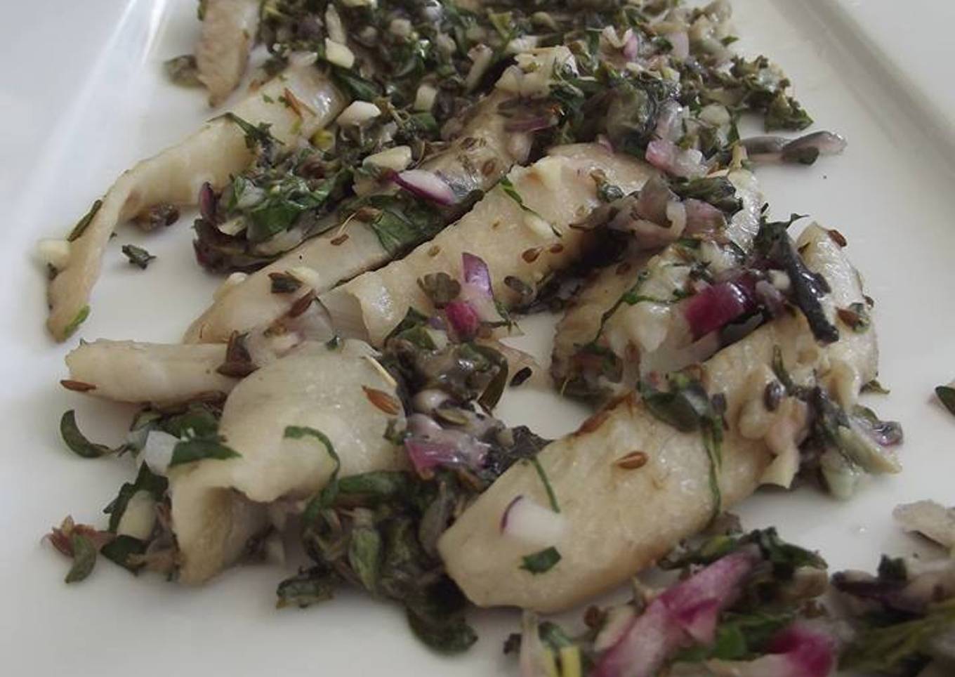 Pescado con quelites al tequila correa