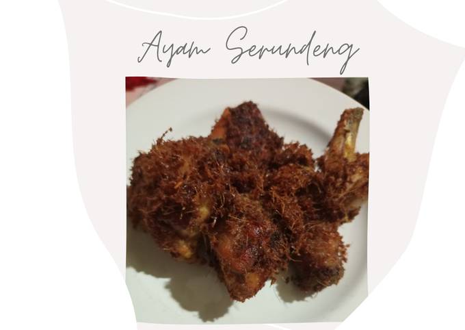 Resep Ayam Goreng Serundeng, Bikin Ngiler