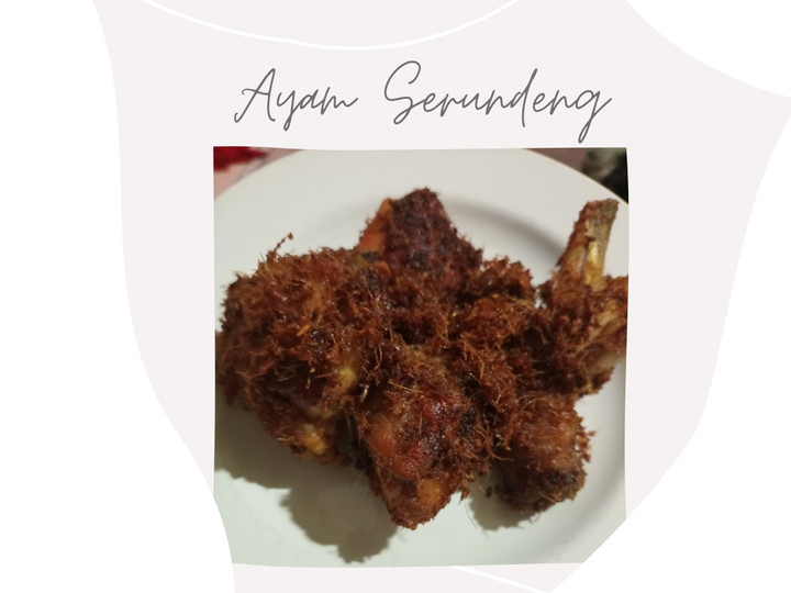 Resep Ayam Goreng Serundeng, Bikin Ngiler