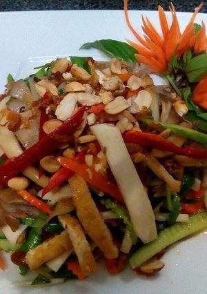 Hình của món 👨🏻🍳Gỏi Bào Ngư Ngó Sen.