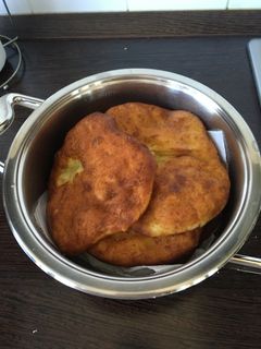 Egyszerű krumplis lángos recept fotója