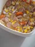 Soup makaroni jagung sosis