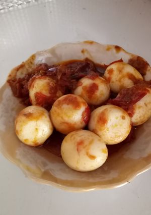 Foto resep Telur puyuh balado