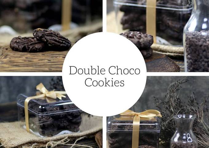 Double Choco Cookies foto resep utama