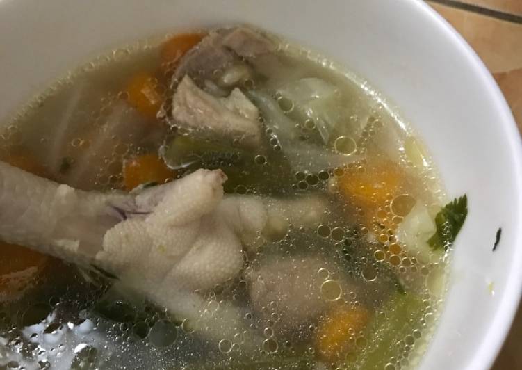Sop daging telur puyuh