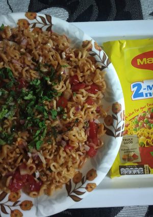 A picture of Maggi Bhel.
