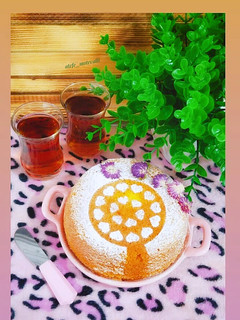 عکسی از دستور کیک هشت قاشقی قابلمه ای