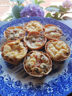 Una foto de Tartaletas saladas variadas
