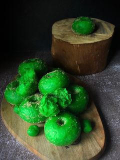 Gambar Donut Pandan Kentang