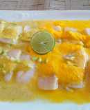 Tiradito de pescado 2 cremas👍🇵🇪