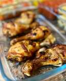 Jamoncitos de pollo al horno con toque picante