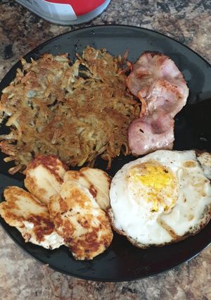 Φωτογραφία της συνταγής Breakfast με πίτα πατάτες!!