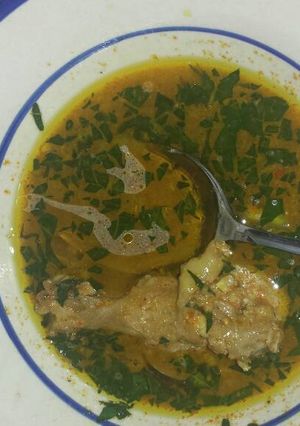 A picture of Chicken pepper soup.