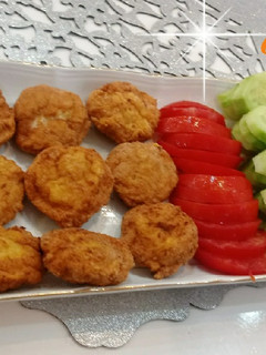 عکسی از دستور ناگت مرغ