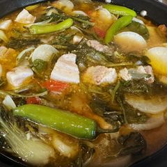 A picture of Pork Belly Sinigang.