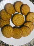 Homemade ginger biscuits