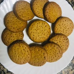 A picture of Homemade ginger biscuits.