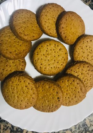 A picture of Homemade ginger biscuits.