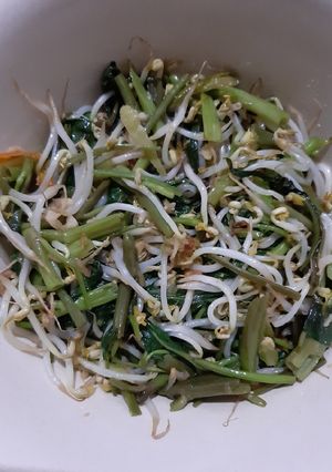 Foto resep Tumis kangkung + tauge
