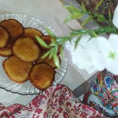 A picture of Kooee kaka (Pumpkin Sweets).