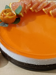 عکسی از دستور چیز کیک پرتقالی 🍊