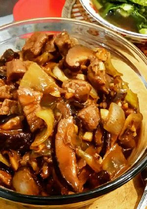 Foto resep Daging jamur kecap #kitaberbagi