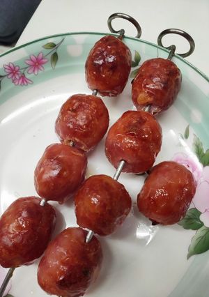 氣炸鍋-烤香腸 的食譜成品照片