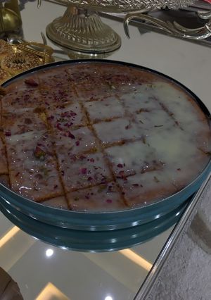صورة لوصفة بسبوسة التمر