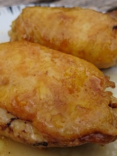 Una foto de Pollo con salsa de soja