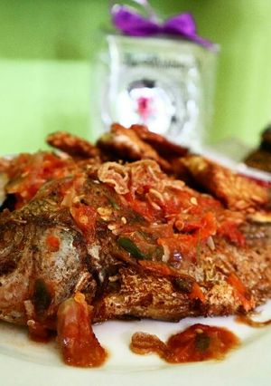 Foto resep Mujair Goreng Saus Setan