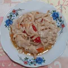 A picture of Tumis Jamur Tiram.