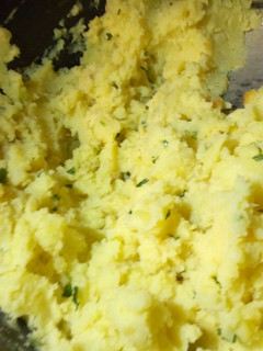 A picture of Bacon butter mashed potatoes.