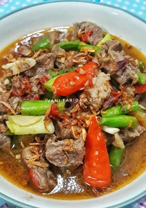 Foto resep Asem asem daging dan buncis #SiapRamadan