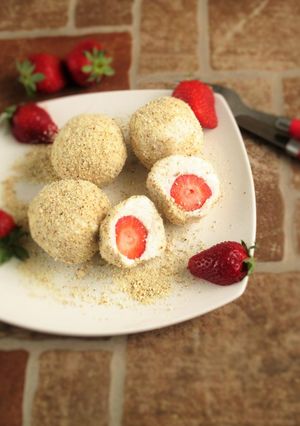 NoCarb epres túrógombóc főzés nélkül recept fotója