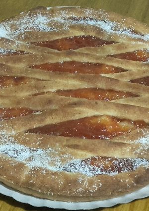 Una foto de Pastafrola de membrillo