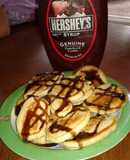 Pancake con chocolate chips