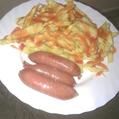 Chips & smokies😁 A picture of Chips & smokies😁.