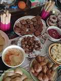 Fiesta de primavera con amigos, vegano y casero!