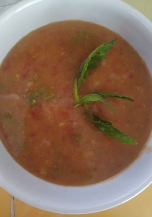 Una foto de Habas con nopales